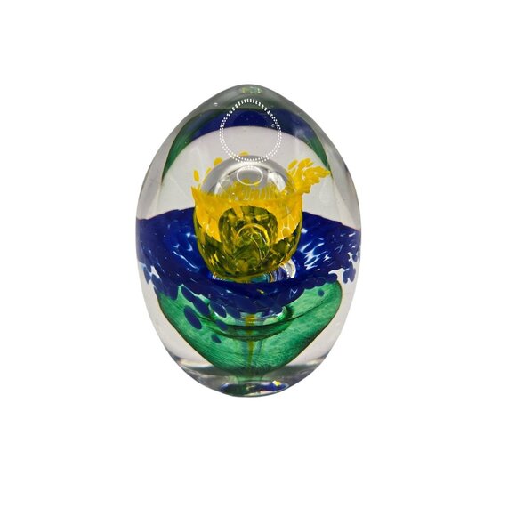 Unbranded Other - Vintage Hand Blown Paperweight Mid Century Modern Art Glass Excellent Condition